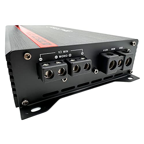 Gravity Audio WC1500.1D Warzone 1500W True RMS Car Amplifier Class D Amp 1/2/4 Ohm Stable with Remote Sub Control with 1 Year Full Replacement Warranty Bundle Gravity Audio WC1500.1D Warzone 1500W True RMS Car Amplifier Class D Amp 1/2/4 Ohm Stable with Remote Sub Control with 1 Year Full Replacement Warranty Bundle